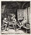 ADRIAEN VAN OSTADE Three etchings.
